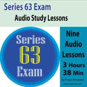 Series 63 Audio Exam Lessons, Best Series 63 Audio prep lessons